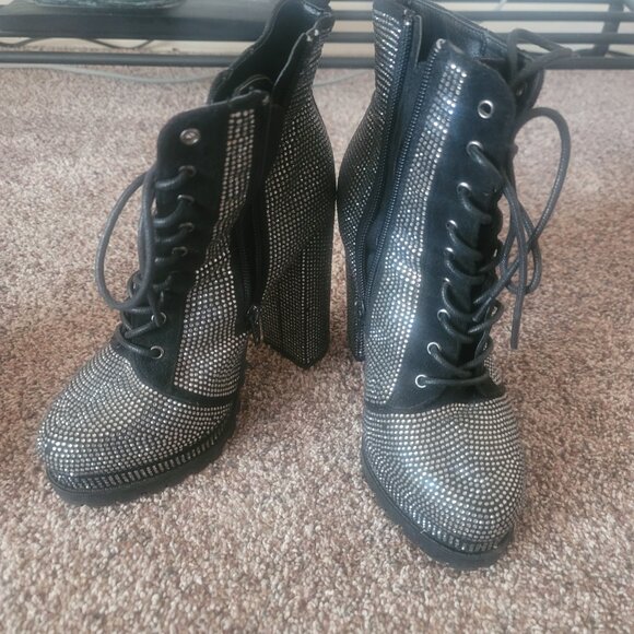 Dive lugged sole platform boots size 6 - Picture 4 of 4